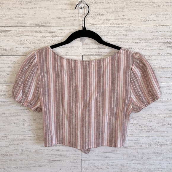 Rewind Short Sleeve Knotted Top | SIZE S - Picture 2 of 6